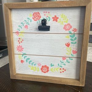 Wooden Wall Clip Frame Home Decor Wall Clip